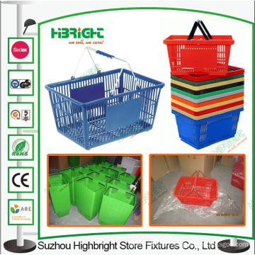 Supermarket Basket Retail Store Plastic Shopping Basket